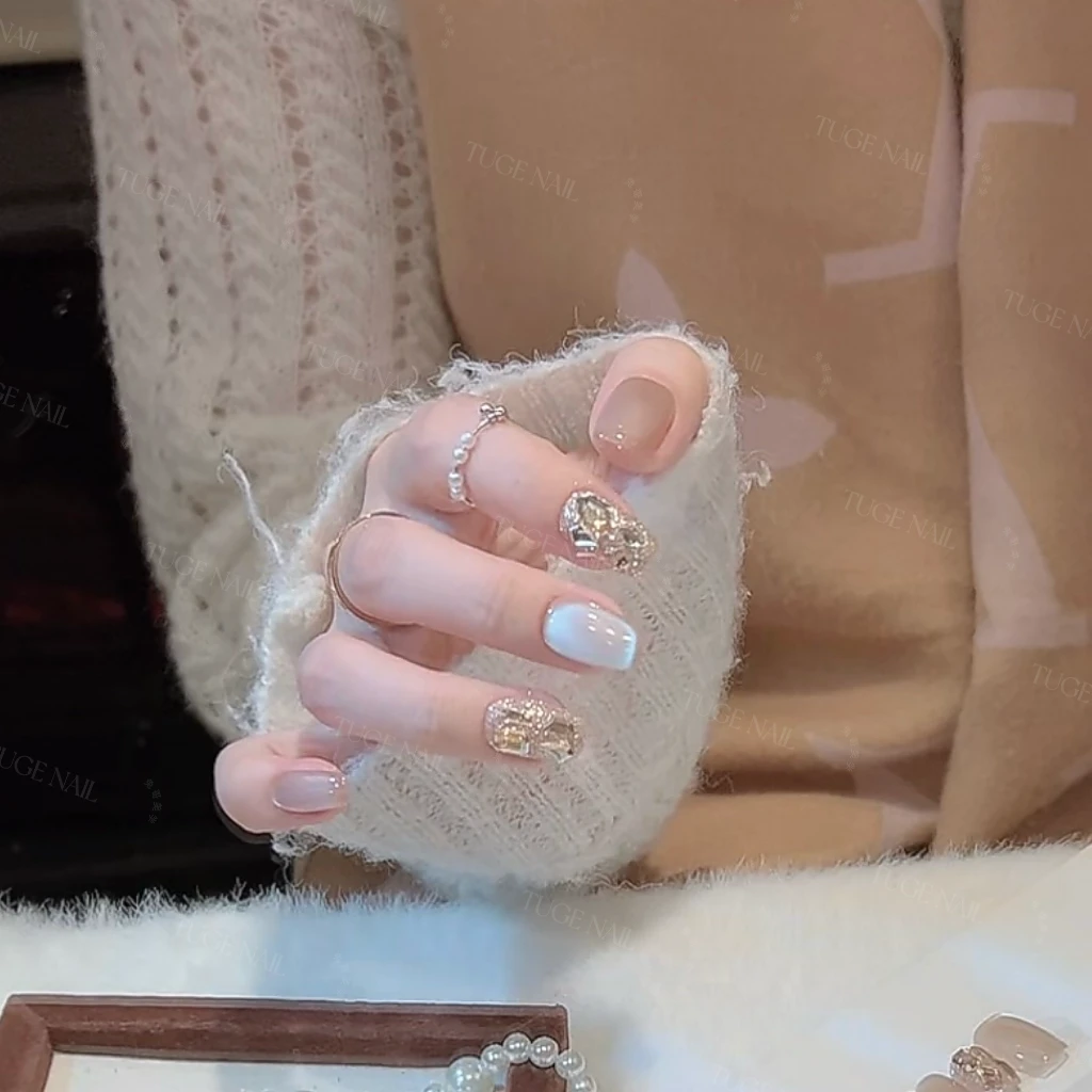 TugeNail “月光女神” 春季爆款玻璃猫眼美甲气质猫眼简约美甲TGLI