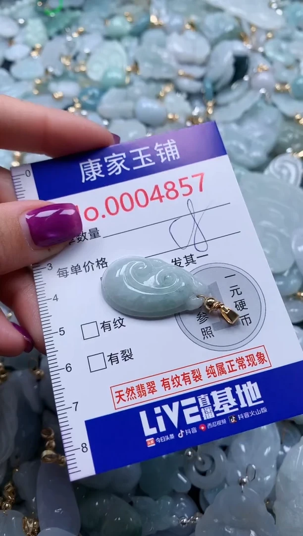 颈饰未镶嵌翡翠4857