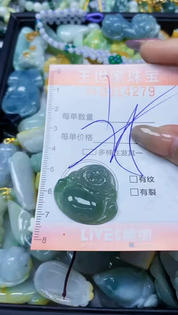 翡翠未镶嵌颈饰闪购0314279多样性发其一