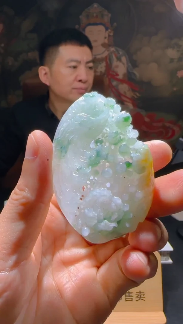 【闪购商品】定制翡翠未镶嵌L-@@QJSXJ226031