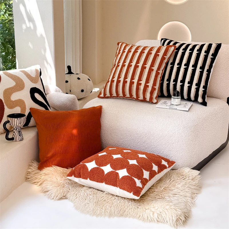 现代简约小香风轻奢高级感抱枕套客厅卧室床头靠垫车用办公室靠背