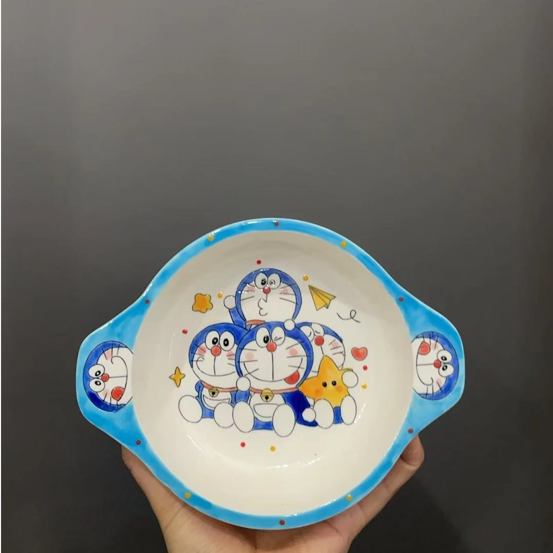 编号420叮当猫双耳碗