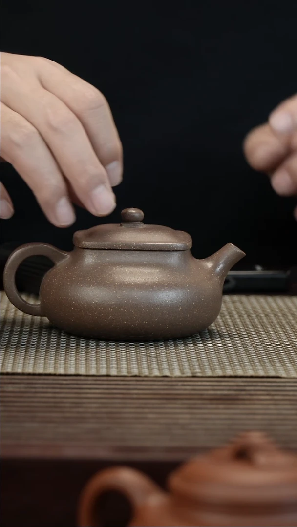茶壶紫砂千禧紫泥乾坤200CC