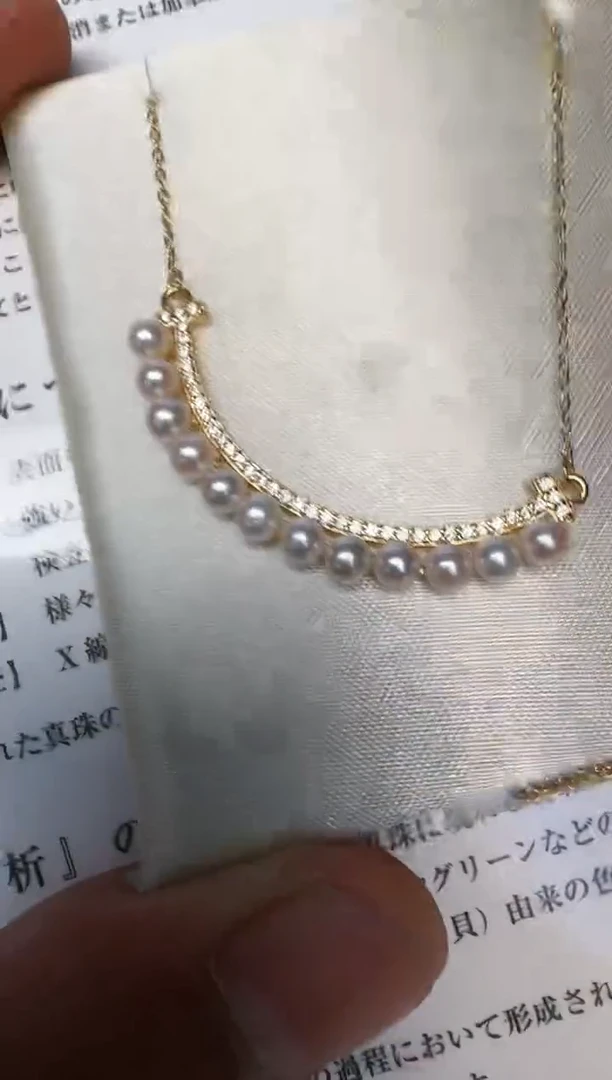 海水珍珠银S925镶嵌颈饰套链