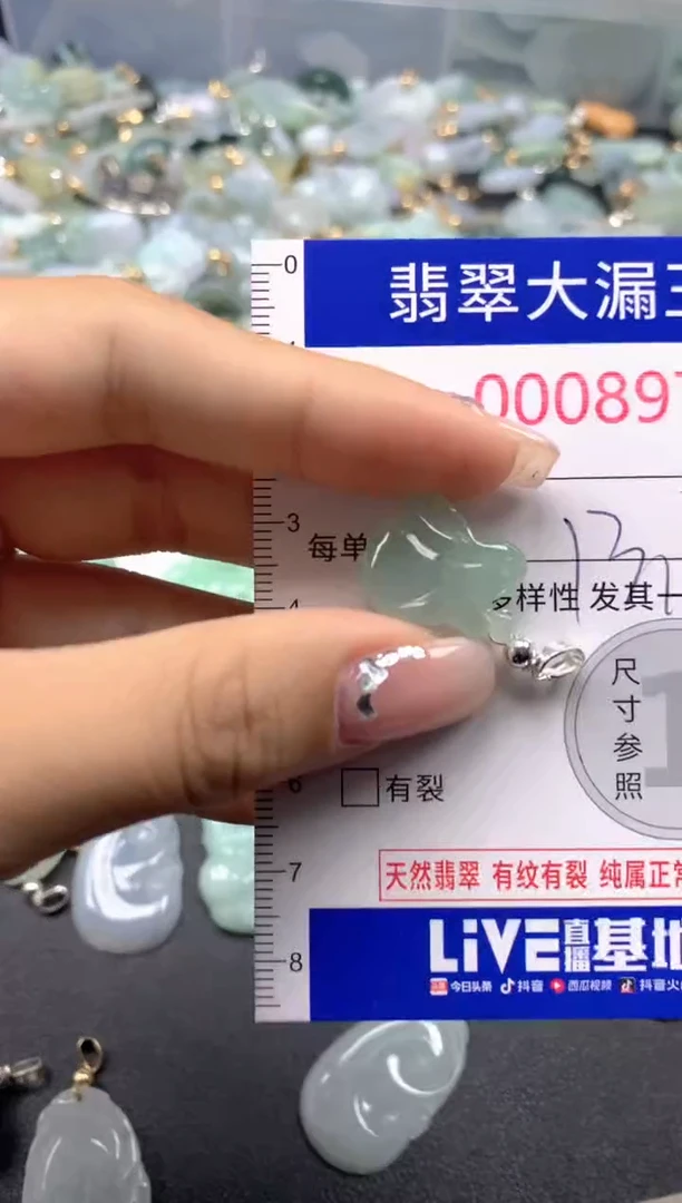 颈饰未镶嵌翡翠8977