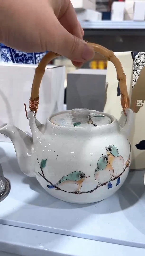 杯子骨瓷（简装）小鸟壶一个