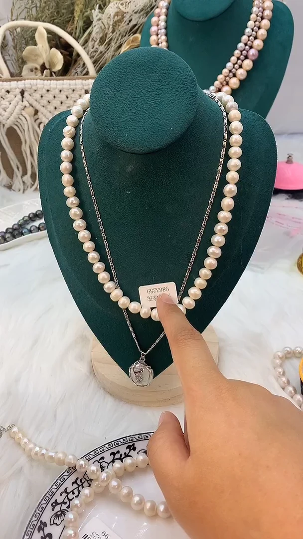 【闪购商品】淡水珍珠项链合金2