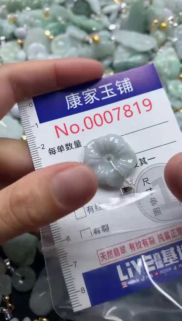 吊坠(不含链)未镶嵌翡翠7819