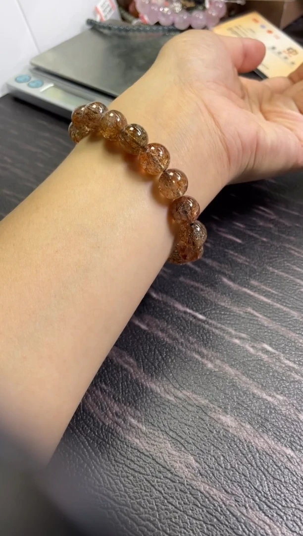 水晶手链未镶嵌11±/x-448【黑金超