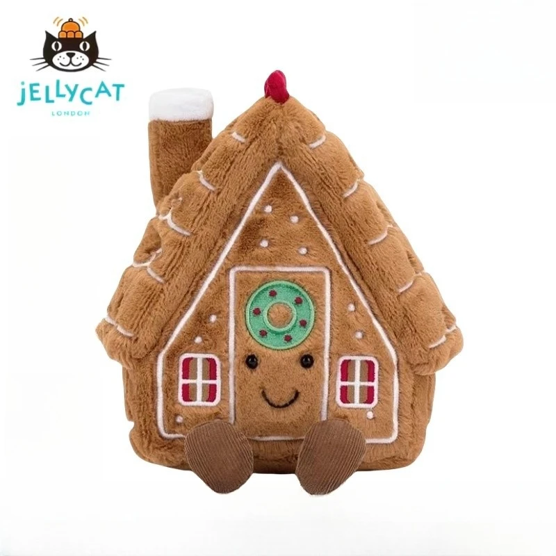 【活动中】英国jellycat圣诞树饼干姜饼屋玩偶可爱娃娃公仔圣诞节礼