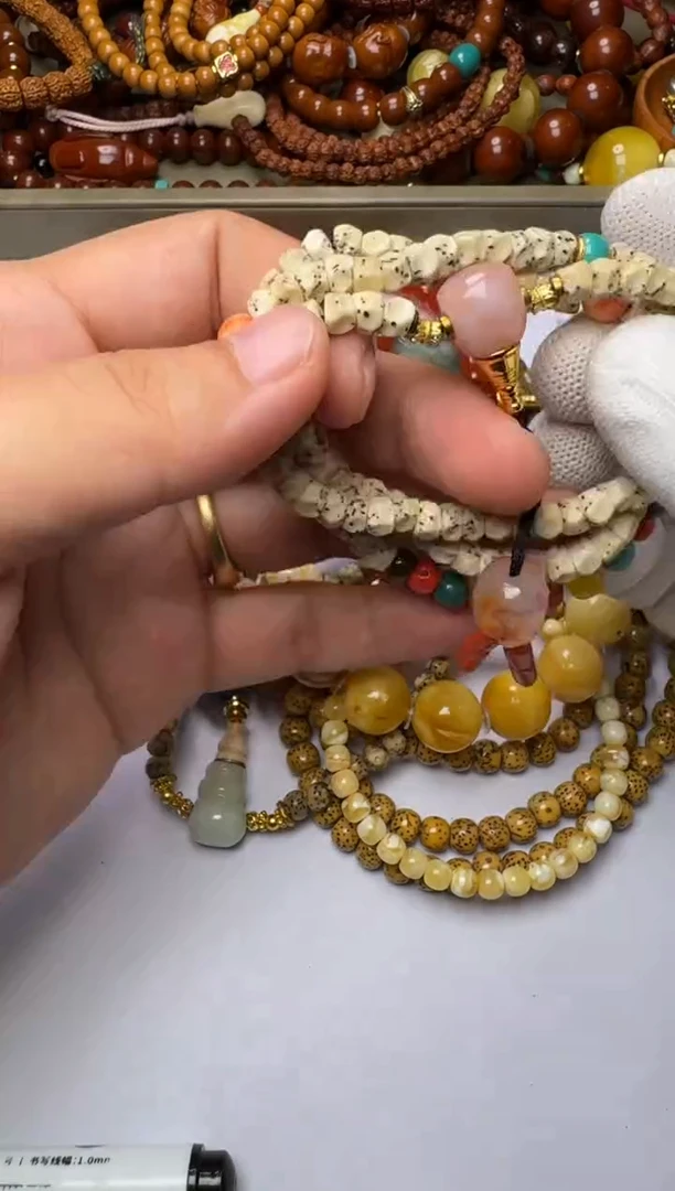 星月菩提手串文玩星月