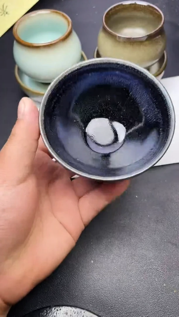 【闪购商品】茶盏41叶紫建盏叶紫