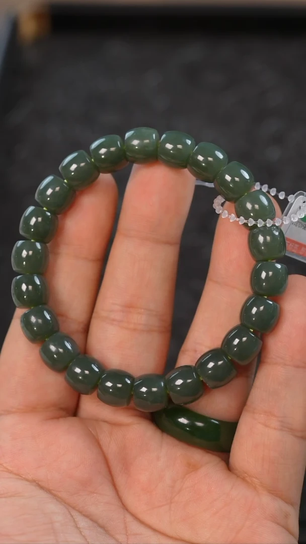 未镶嵌手串和田玉多样性发一件THTY6398