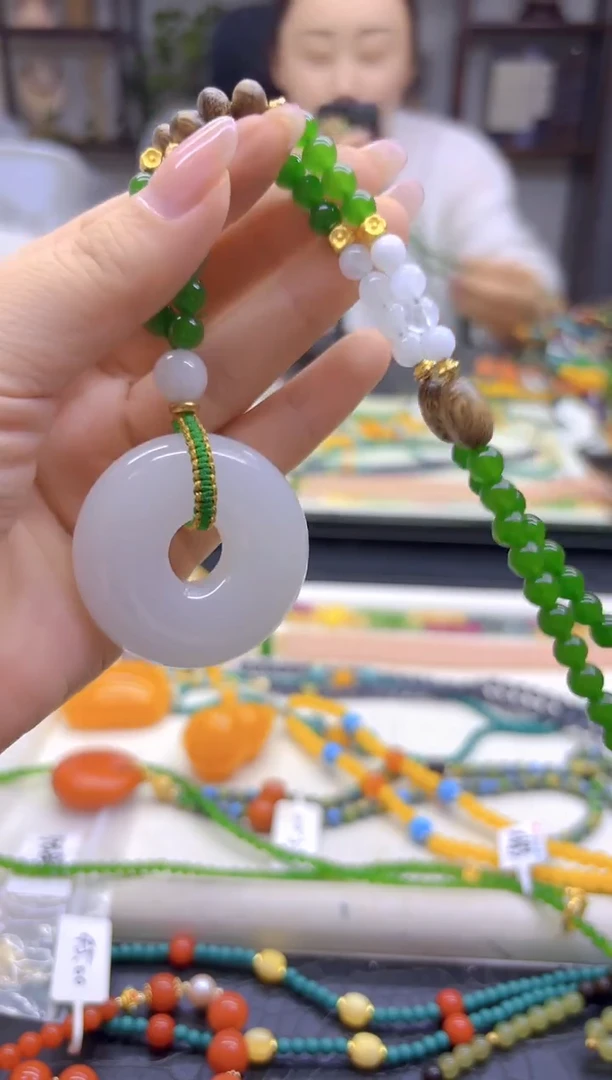 颈饰未镶嵌和田玉DIY款M503