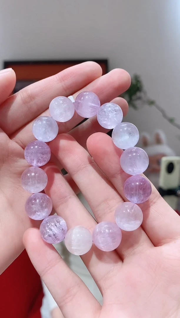 未镶嵌锂辉石手串紫锂辉