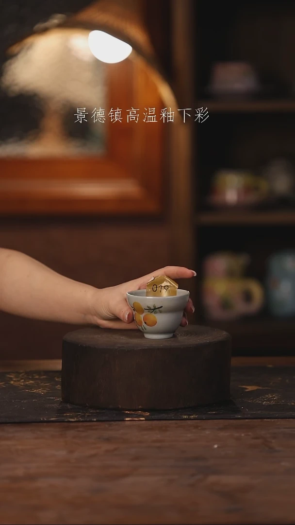 陶瓷景德镇高温釉下手绘陶瓷019