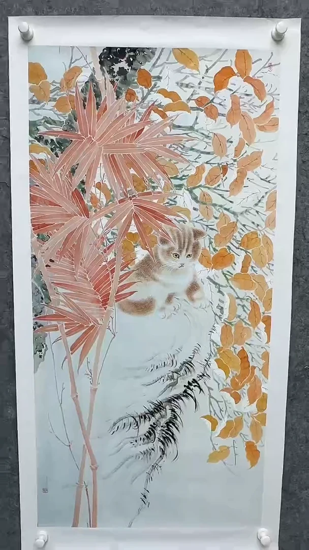 国画邹训精-8平尺-国画作品-yz