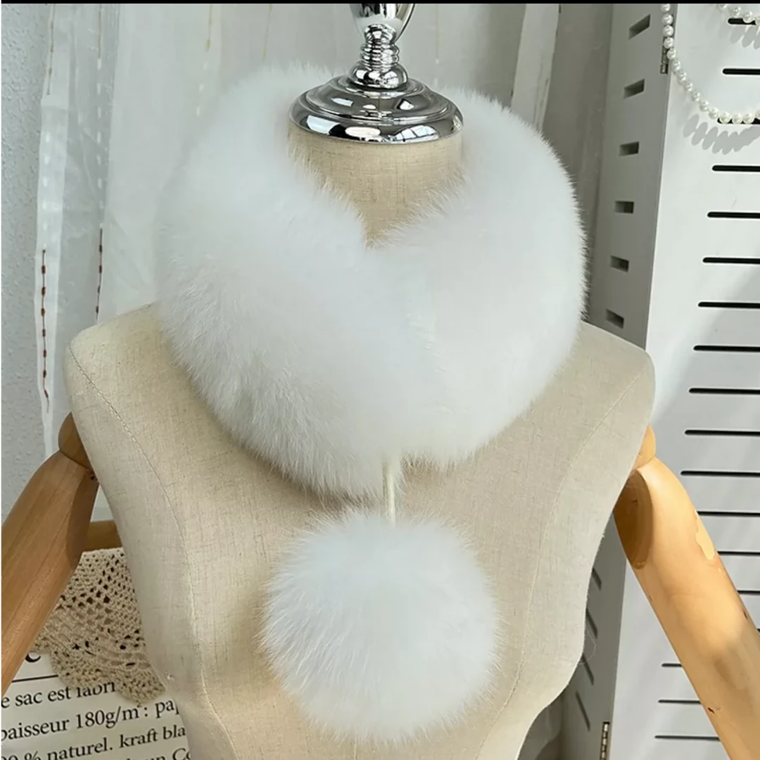 马雪儿 新款毛球围脖W38WJ1916