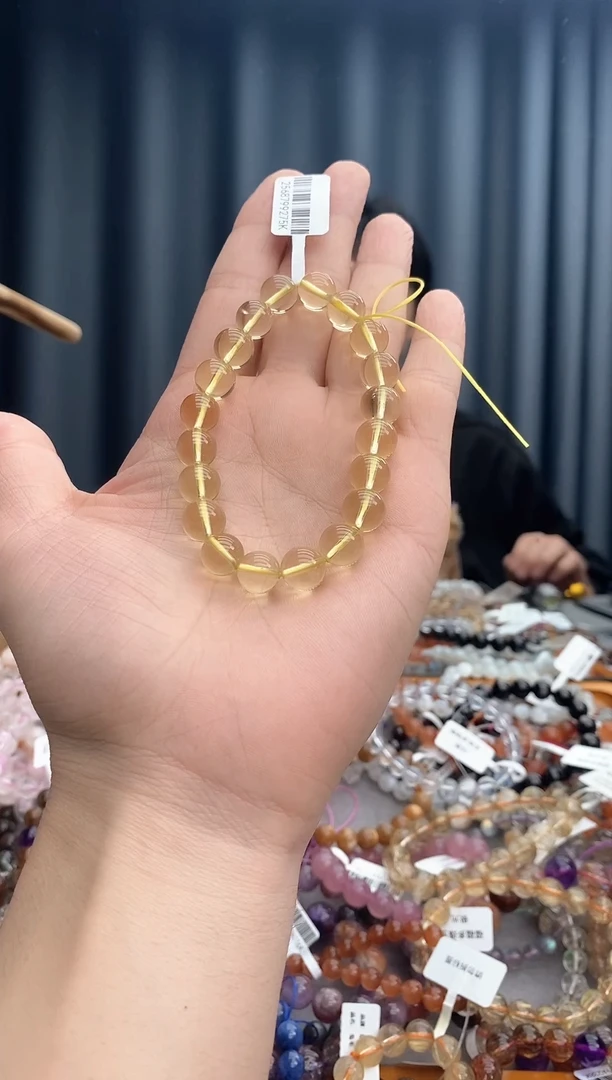 【闪购商品】水晶手链未镶嵌柠檬黄