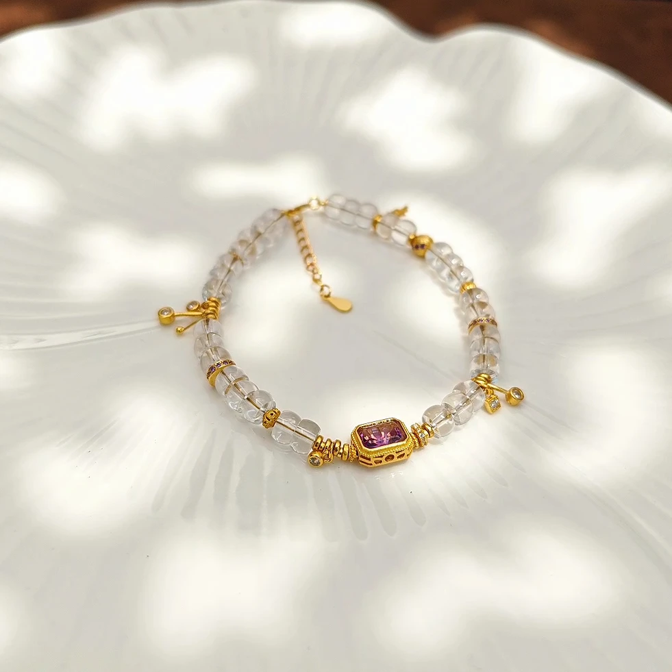 白水晶直切手链 2053 多样性发一件