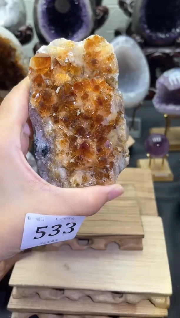 未镶嵌大型摆件（非配饰）紫晶533号摆件