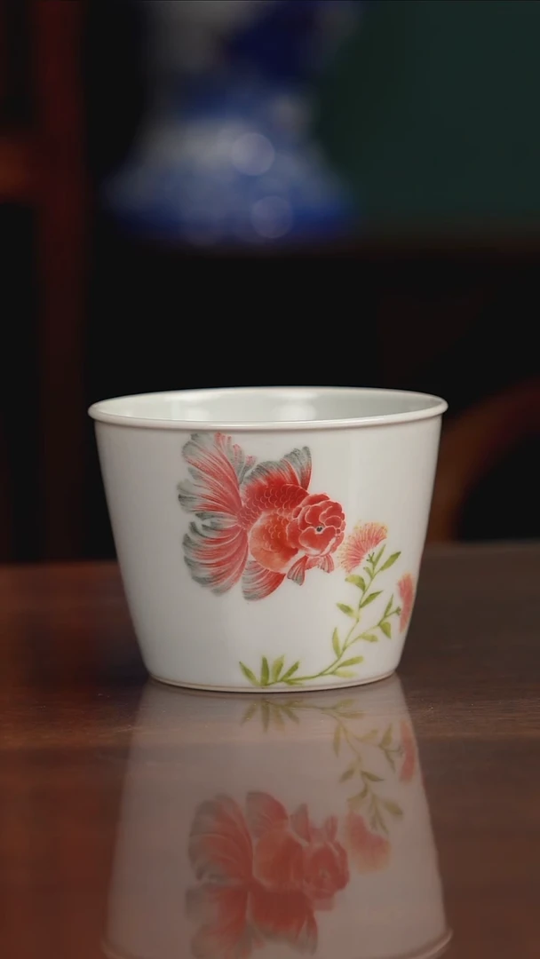 景琳藏釉下五彩金鱼