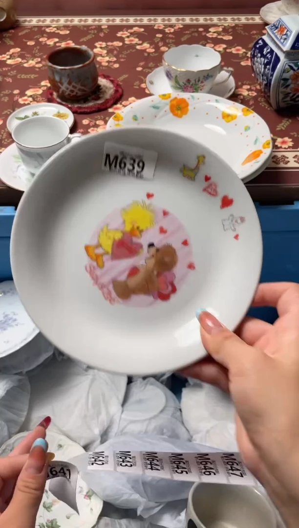 瓷片云*米瓷器瓷器M639