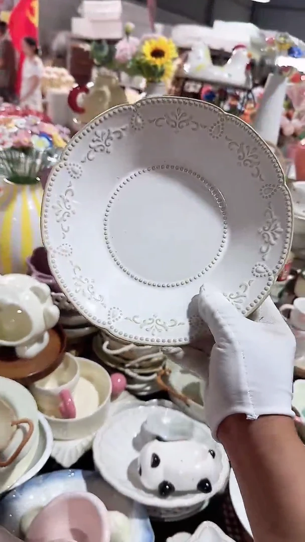 碗花溪深盘 微瑕凑满20元包邮