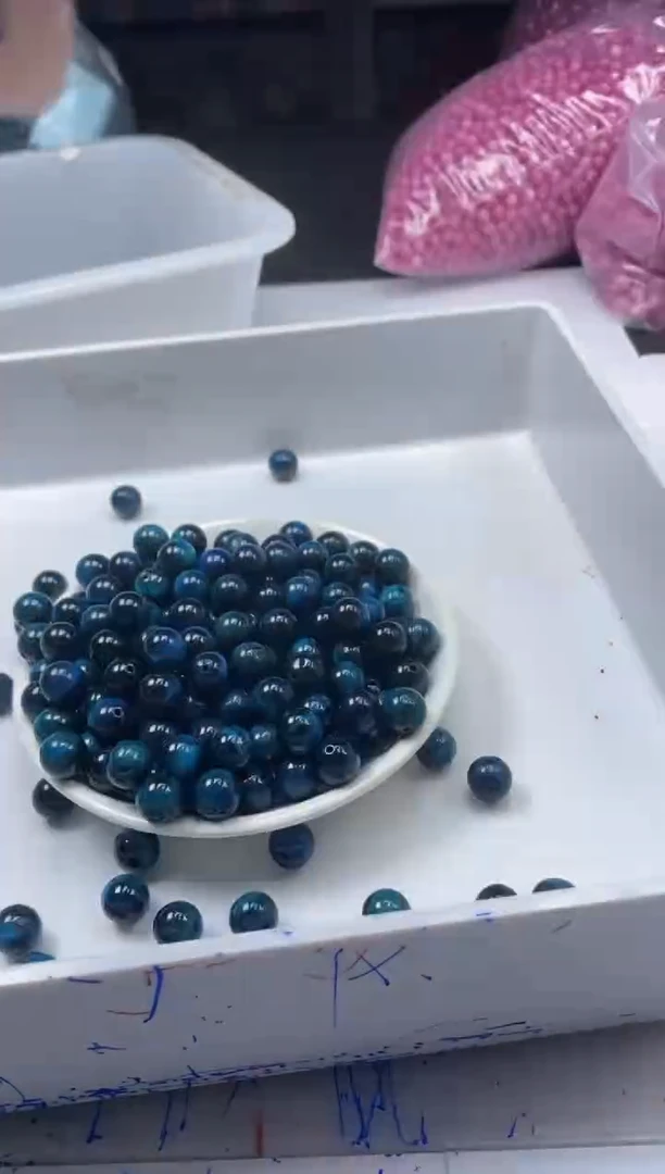 手饰玛瑙未镶嵌w655蓝虎眼10mm*10颗