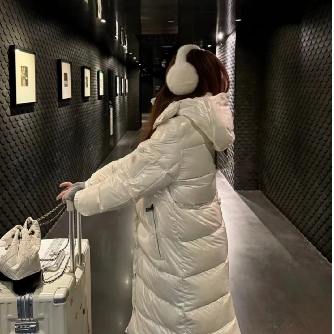 XINXIN 2025｜北岛流光 时尚百搭小袖标男女同款冬季长款羽绒服