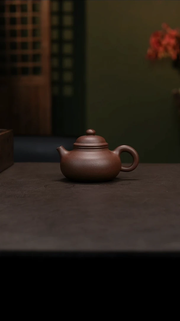 茶壶紫砂萌*妈紫砂壶微瑕四底容天