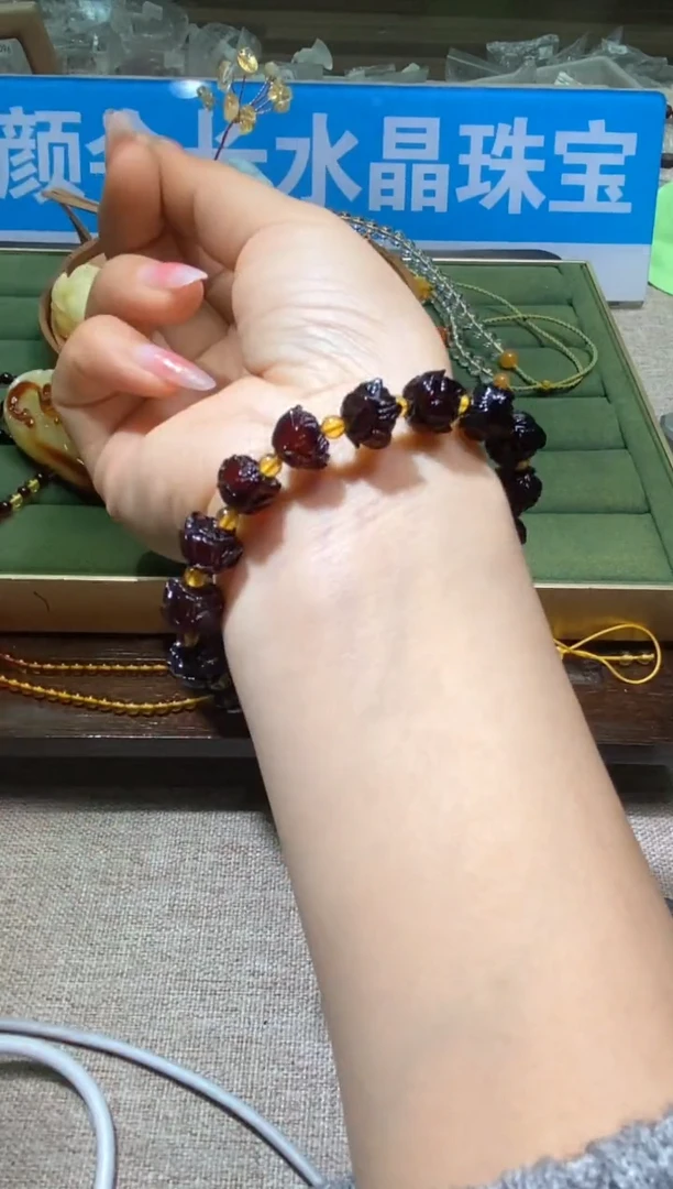 【闪购商品】血珀手链未镶嵌多样性发一件422