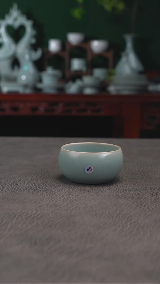 48号仿古天青禅定杯精品福利~帆