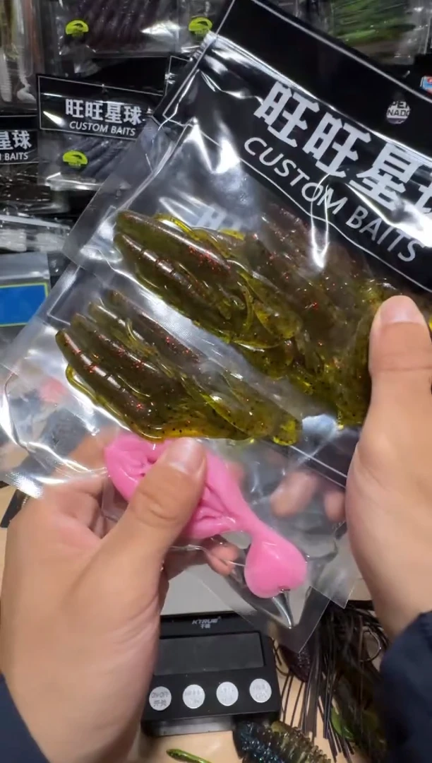 2包镰刀虾南瓜绿色+1个手工明日酱同款【粉色】