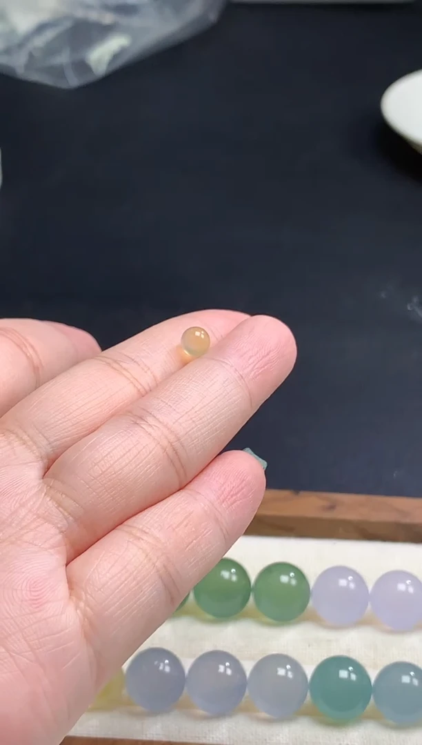 未镶嵌定制翡翠卡5.0mm