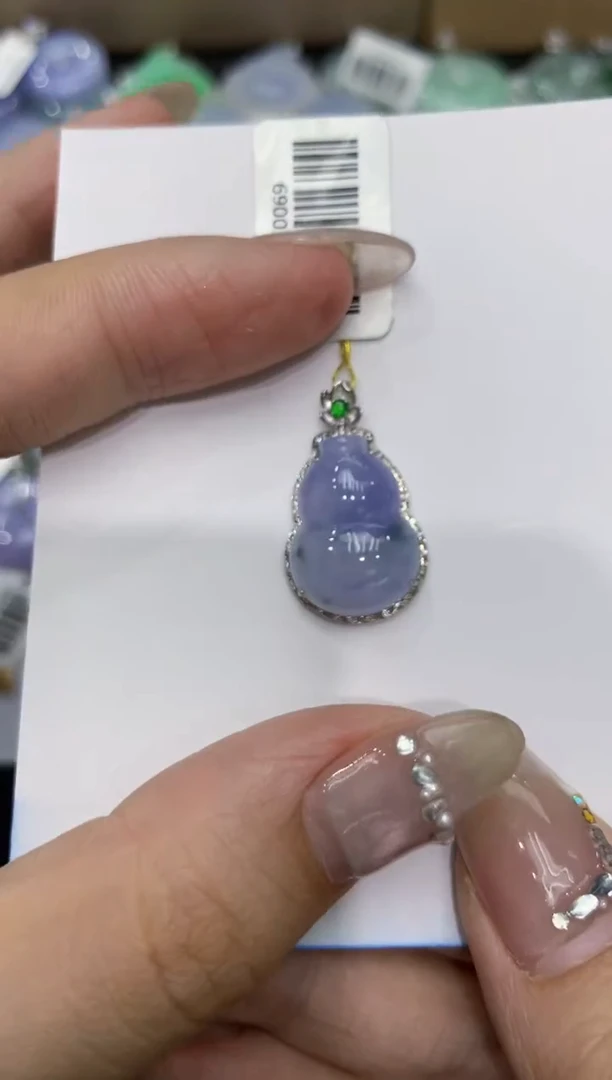 【闪购商品】翡翠颈饰18K金镶嵌222222222