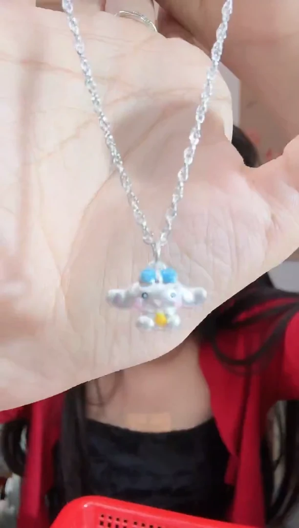 -足银足银吊坠 大耳狗（单吊坠）