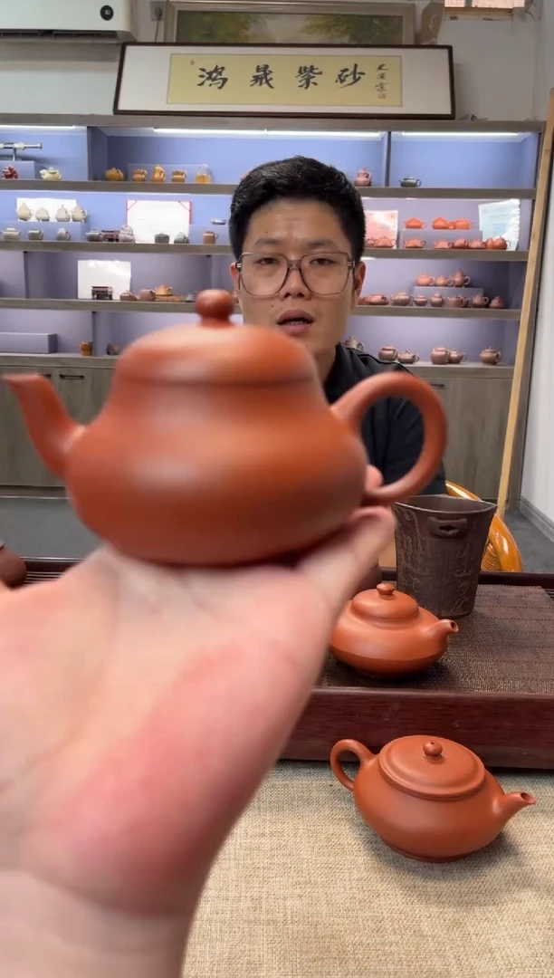 茶壶紫砂大红泥  君德