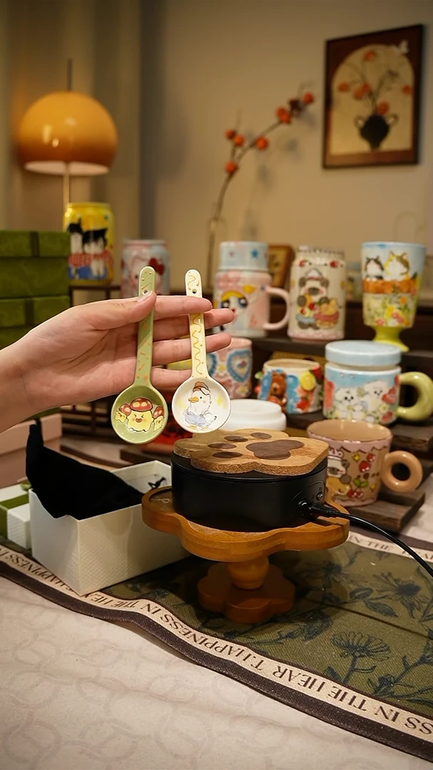 杯子【不带盒子】334高温釉下彩