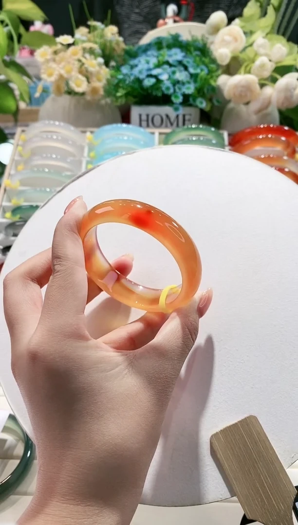 手镯玛瑙/玉髓未镶嵌17-55