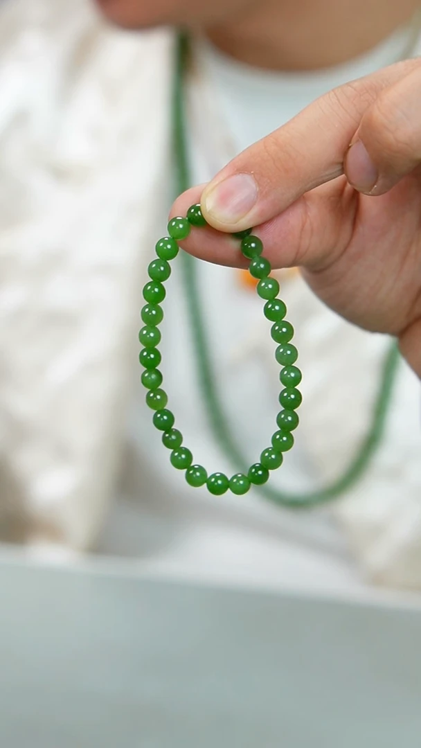 【闪购商品】和田玉手链未镶嵌高货碧玉新年福利GG/1