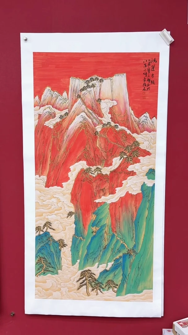 国画国画绘画山水花鸟