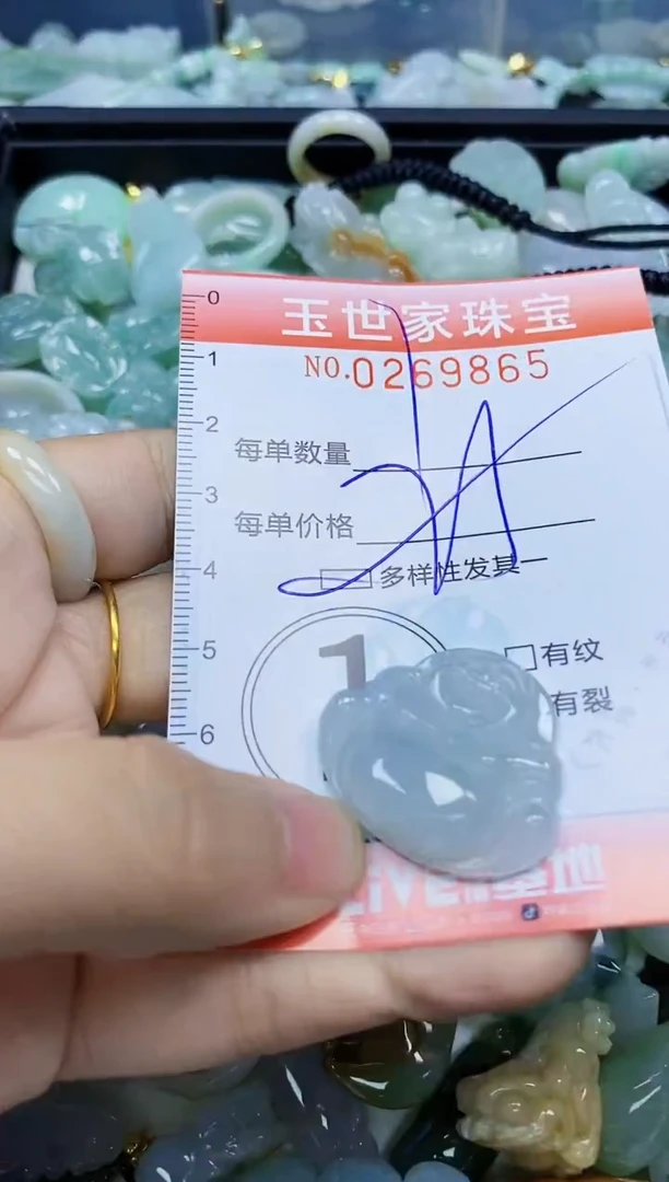 翡翠未镶嵌颈饰闪购0269865多样性发其一