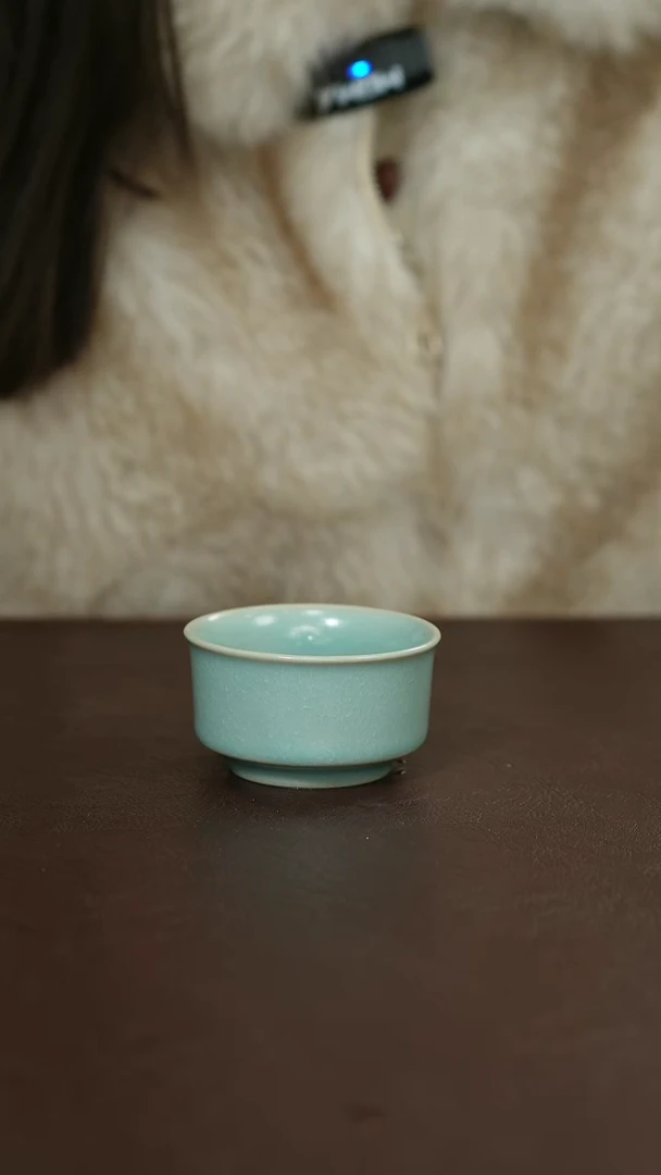 摆件陶原矿原釉汝宋汝瓷