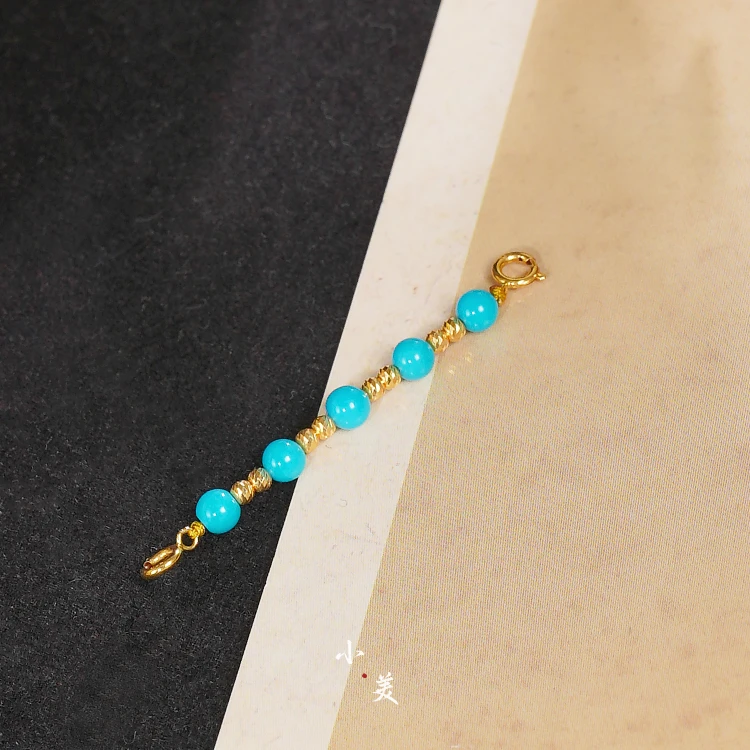 18K金美松金珠延长链（多样性发一）G8907