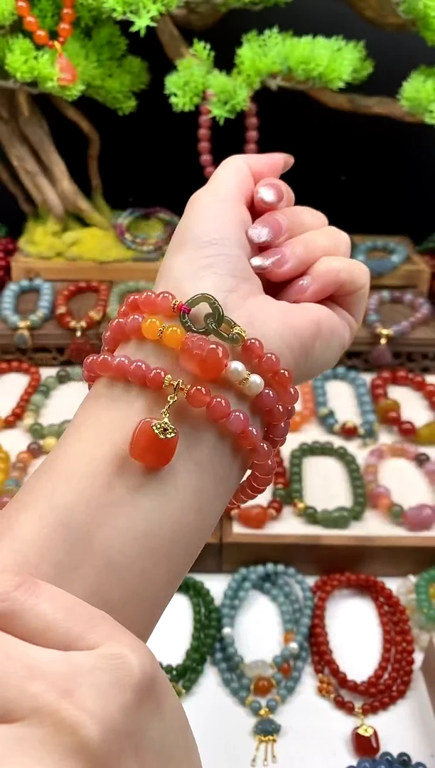 未镶嵌玛瑙手饰3圈