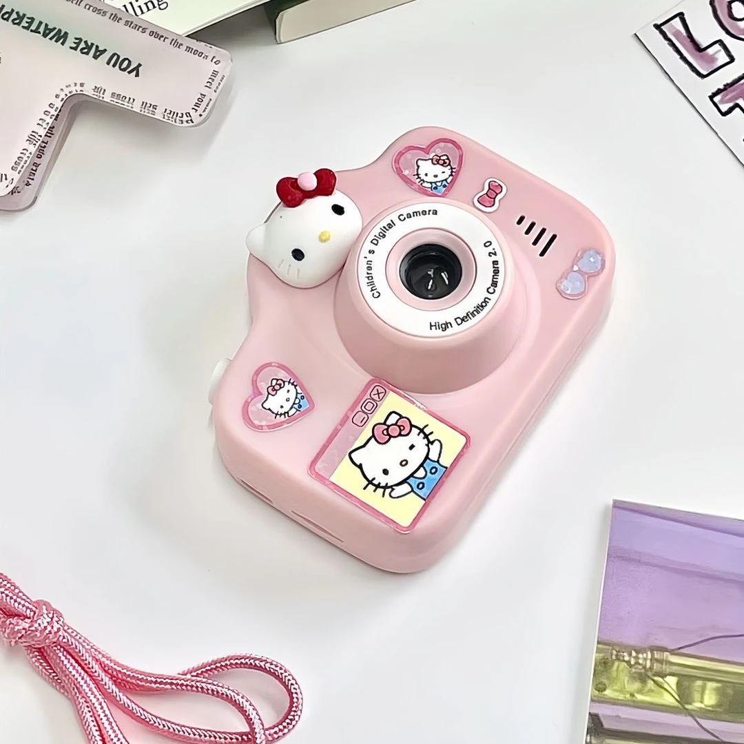 hello Kitty相机高清双摄男女孩可爱卡通照相机六一儿童专用礼物