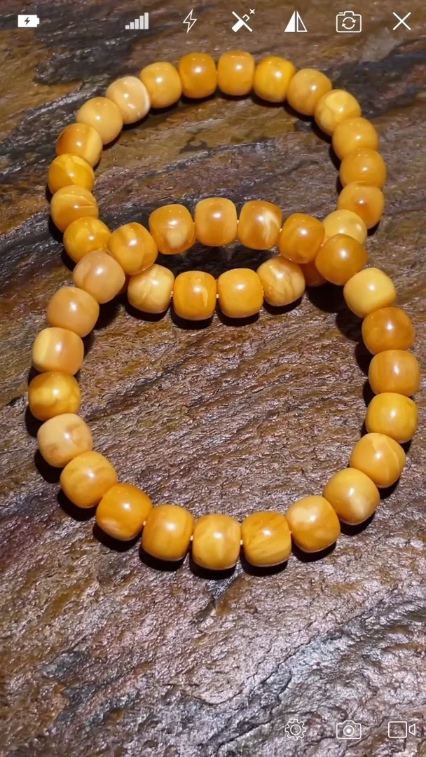 定制蜜蜡WR、虎皮纹老型珠手串卡10 多样性发货 拍一发一