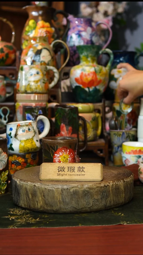 陶瓷28景德镇手工手绘釉下彩