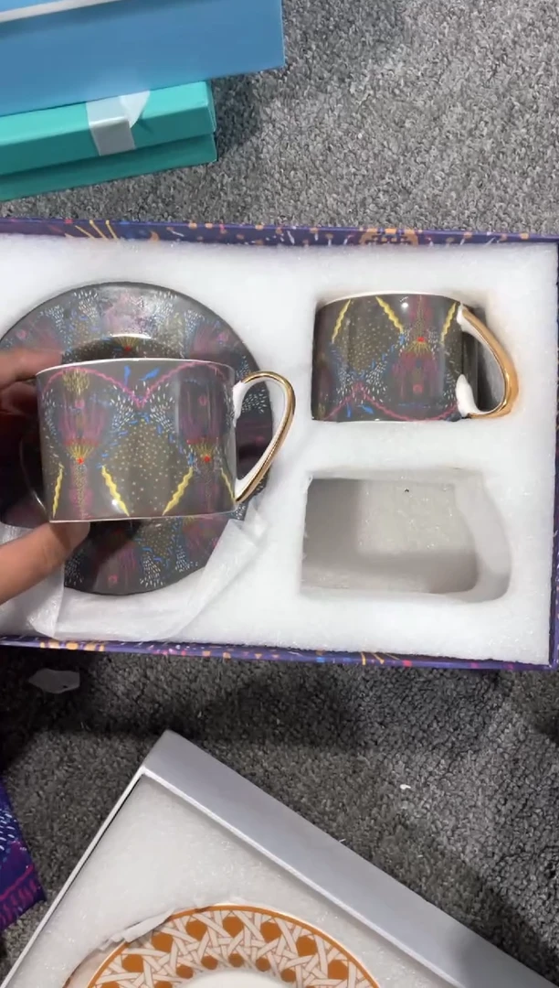 瓷片咖啡杯礼盒清仓！！！